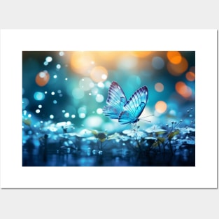 Butterfly Forest Nature Serene Tranquil Posters and Art